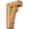 Ekena Millwork Westlake Block Rough Sawn Bracket w/ Offset Brace, Western Red Cedar, 8"W x 20"D x 32"H BKT0806X20X32WTL05RWR - alternate 1